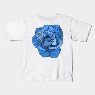 Blue rose Kids T-Shirt